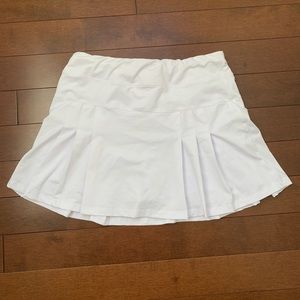 White Pleated Tennis/Golf Skirt